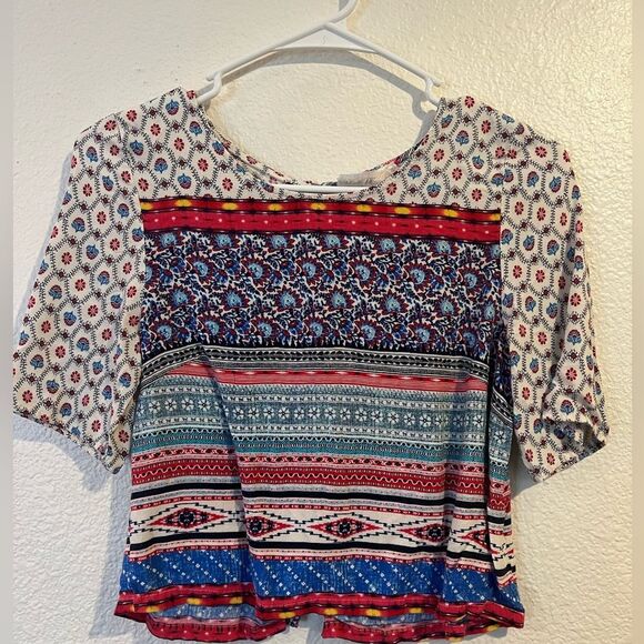 Colorful shirt size small boho - Picture 1 of 2